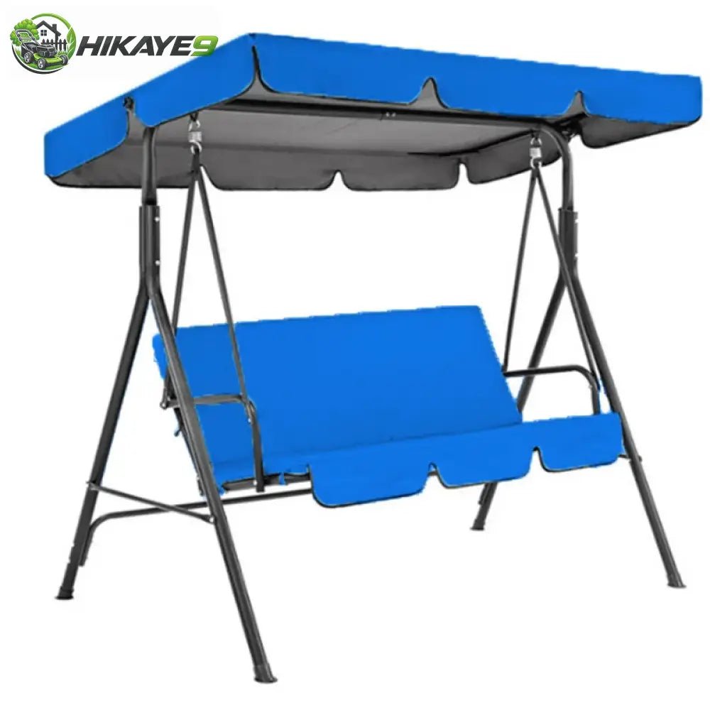 164*114*15Outdoor210DOxford Cloth Swing Cover Courtyard Swing Top Cover Garden Waterproof and Dustproof Cover - Navy