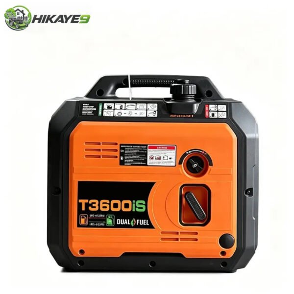 3.3kW Rated Dual Fuel Silent Inverter Generator 50Hz 230V Portable Gas LPG Power Supply for Household Outdoor Emergency