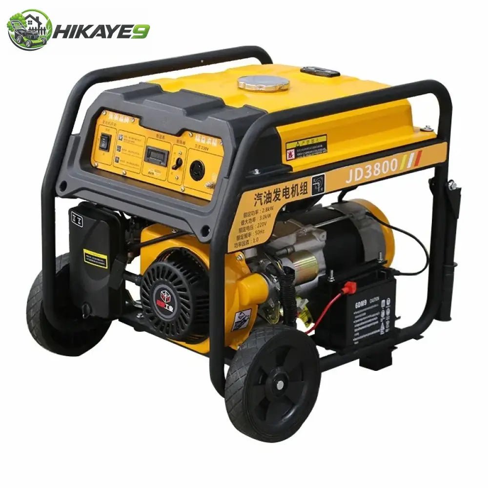 Electric Start Portable Inverter Generator Set 3/7/10KW With Handrail & Wheels Mobile Outdoor Home Emergency Power
