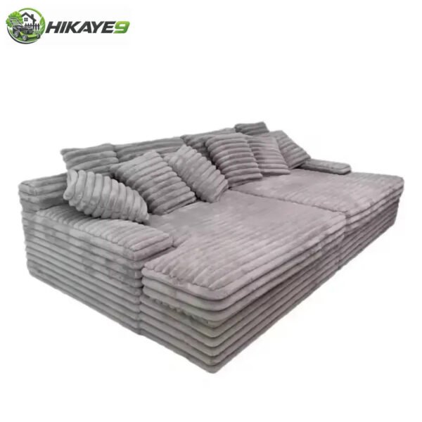 Hot Selling Modern Living RoomCompression Frameless Modular Sectional Sofa Set Furniture Vacuum Packed Boneless Couch