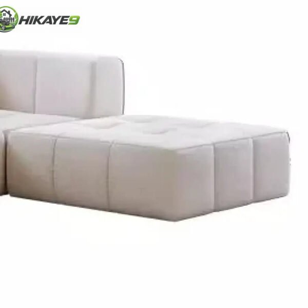 Living Room Compressed Vacuum Sofas Modern Small Apartment Fabric Living Room Sofa Cream Style Marshmallow Sofa Free