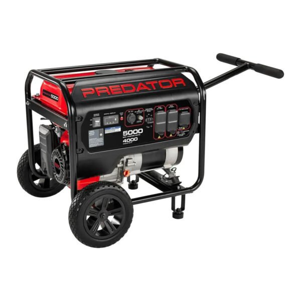 Predator 5000 Watt Gas-Powered Portable Generator With Co Secure Technology