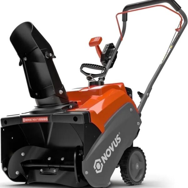 Novus Single Stage Gas Snow Blower 18 inch with 190 Remote Chute Control